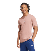 Adidas 3-Stripe Single Jersey T-Shirt Warm Clay