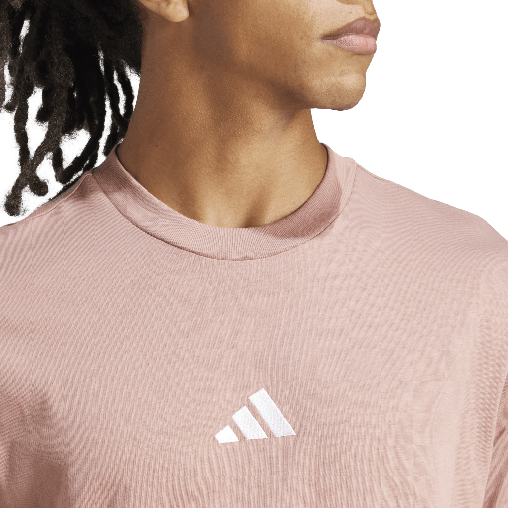 Adidas 3-Stripe Single Jersey T-Shirt Warm Clay