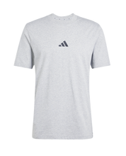 Adidas 3-Stripe Single Jersey T-Shirt Grey
