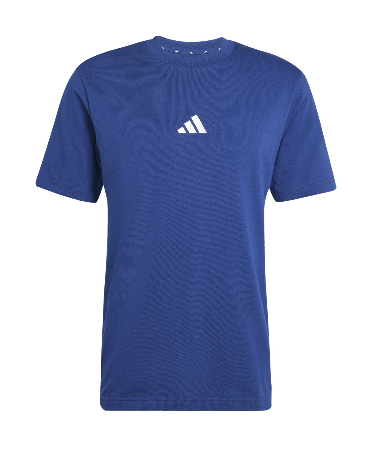 Adidas 3-Stripe Single Jersey T-Shirt Blue