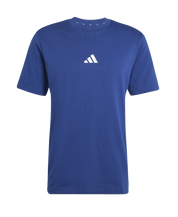 Adidas 3-Stripe Single Jersey T-Shirt Blue