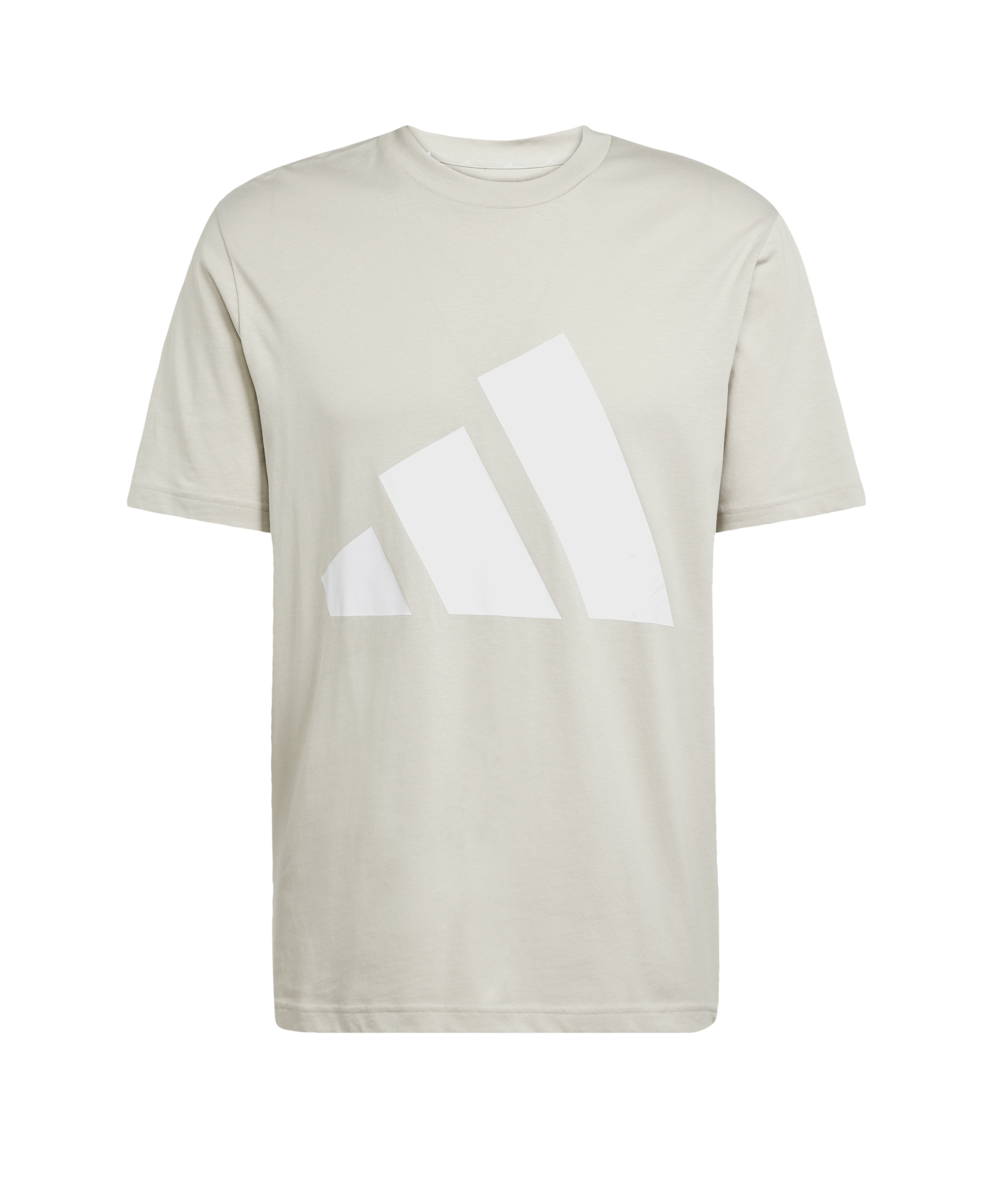 Adidas Big Logo Cotton T-Shirt Cream