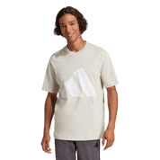 Adidas Big Logo Cotton T-Shirt Cream