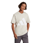 Adidas Big Logo Cotton T-Shirt Cream