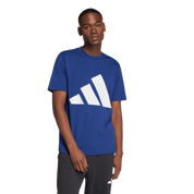Adidas Big Logo Cotton T-Shirt Dark Blue