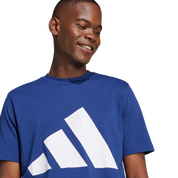 Adidas Big Logo Cotton T-Shirt Dark Blue