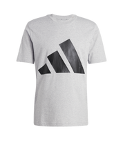 Adidas Big Logo Cotton T-Shirt Grey