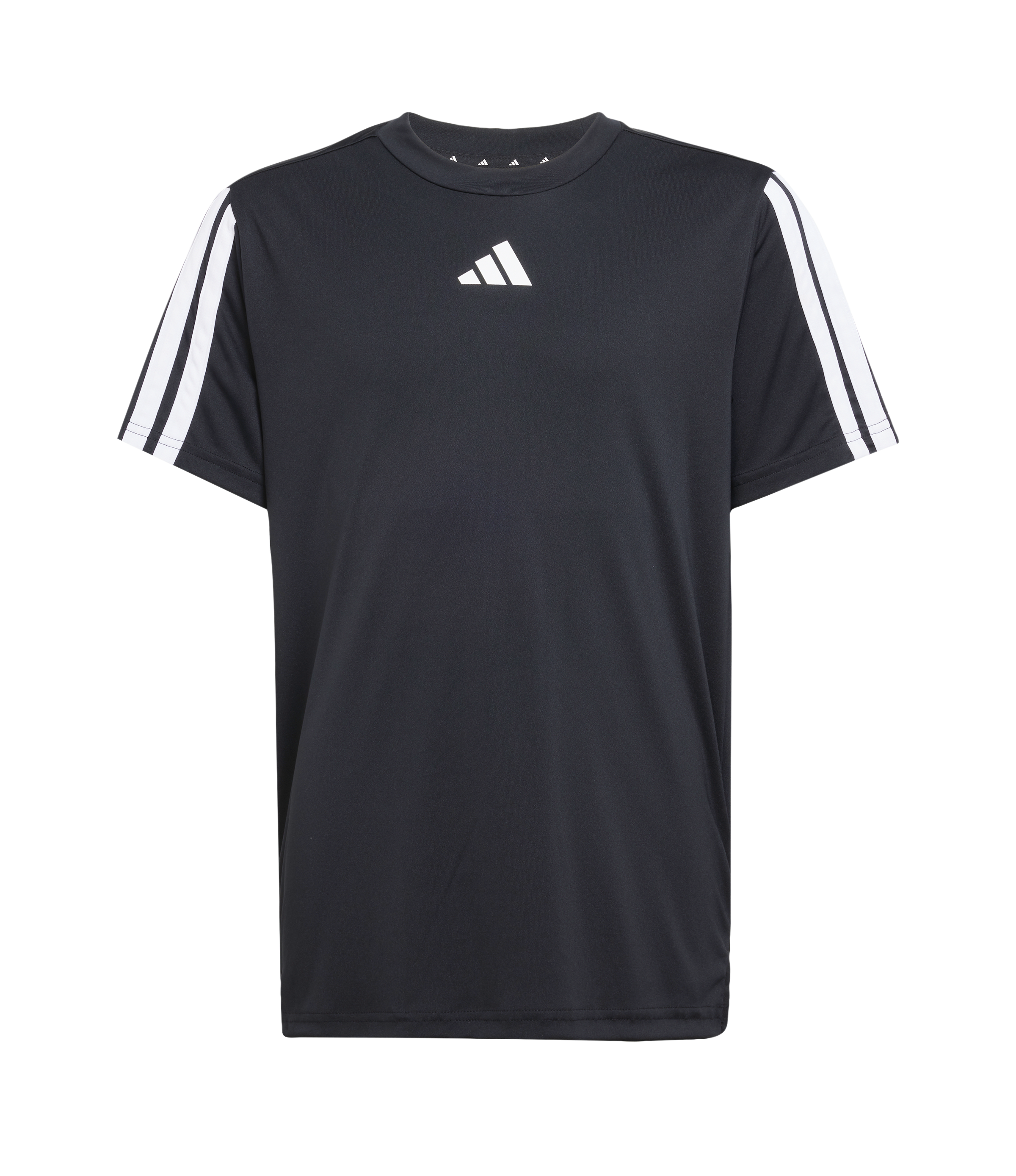 Adidas Kid's Training 3-Stripe T-Shirt Black