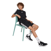 Adidas Kid's Training 3-Stripe T-Shirt Black