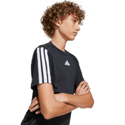 Adidas Kid's Training 3-Stripe T-Shirt Black