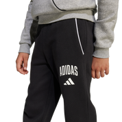 Adidas Kid's Collegiate Typography Pant Black