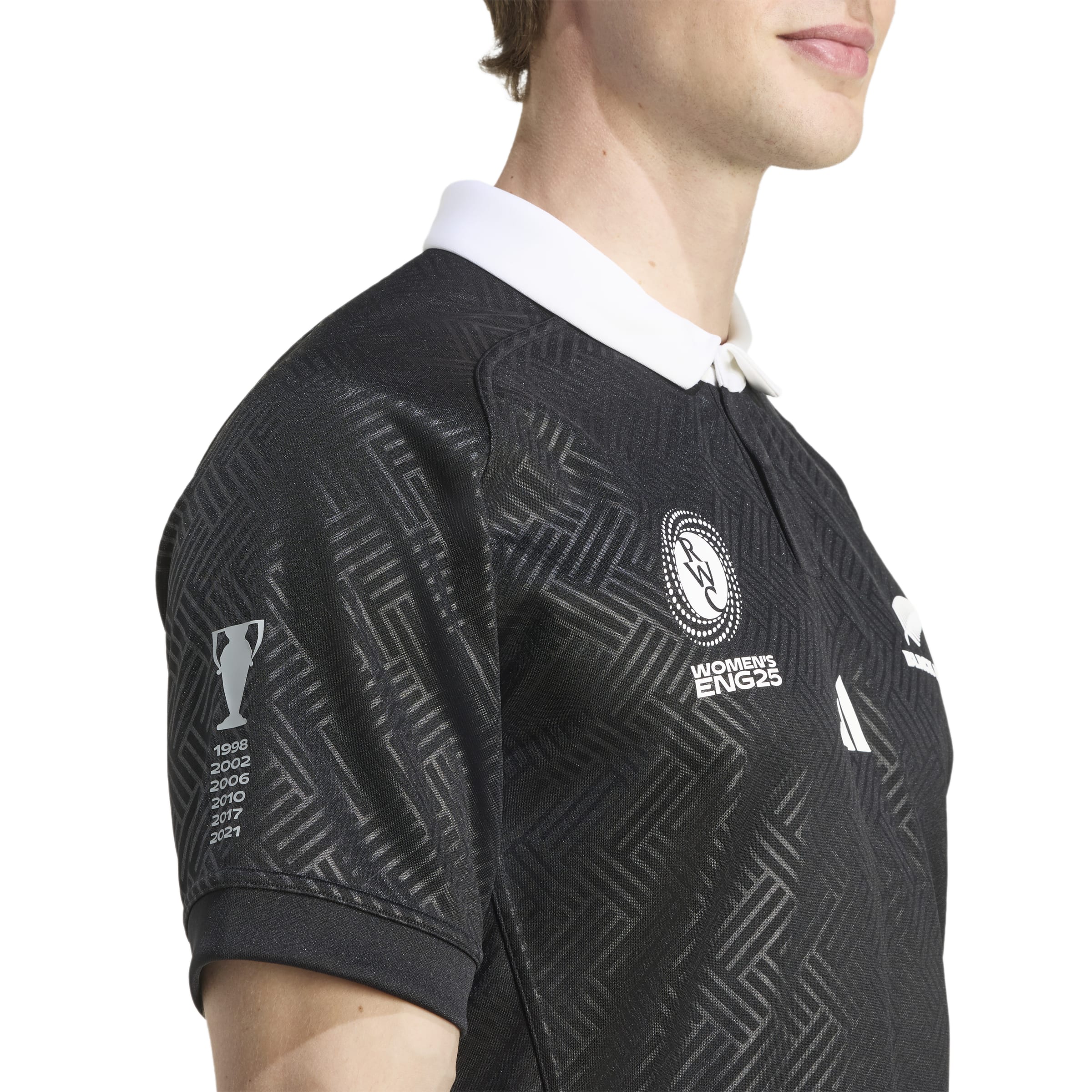 Black Ferns Mens RWC Replica Home Jersey