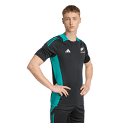 All Blacks Performance T-Shirt Black/Pure Teal 2025/2026