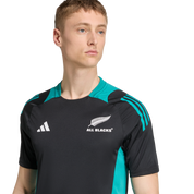 All Blacks Performance T-Shirt Black/Pure Teal 2025/2026