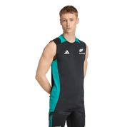 All Blacks Performance Singlet Black/Pure Teal 2025/2026