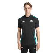 All Blacks Training Polo Shirt Black/Pure Teal 2025/2026