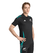 All Blacks Training Polo Shirt Black/Pure Teal 2025/2026