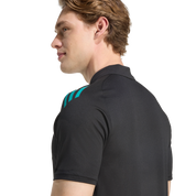 All Blacks Training Polo Shirt Black/Pure Teal 2025/2026