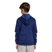 Adidas Kid's Collegiate Typography Hoodie Dark Blue