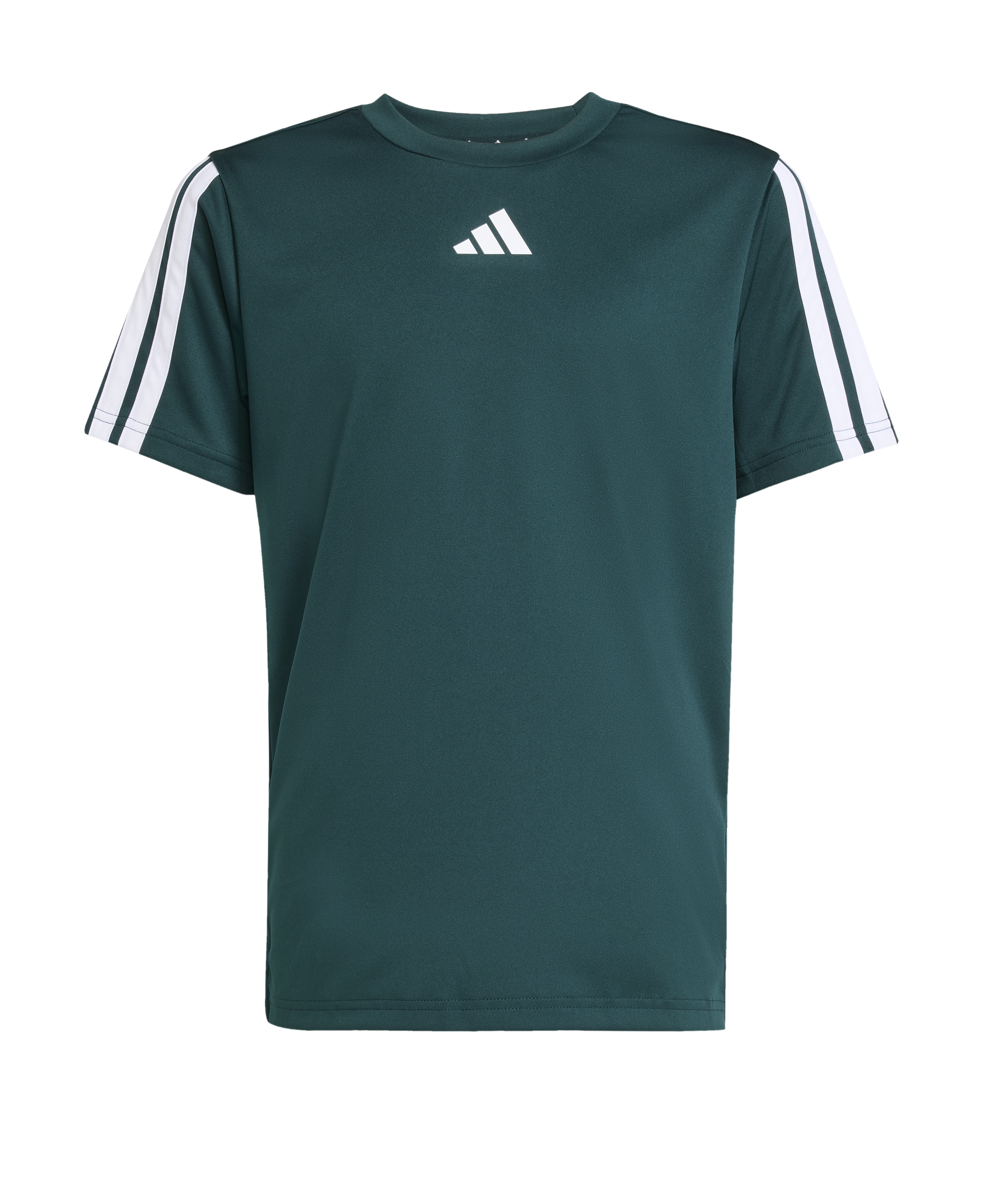 Adidas Kid's Training 3-Stripe T-Shirt Aurora Ivy