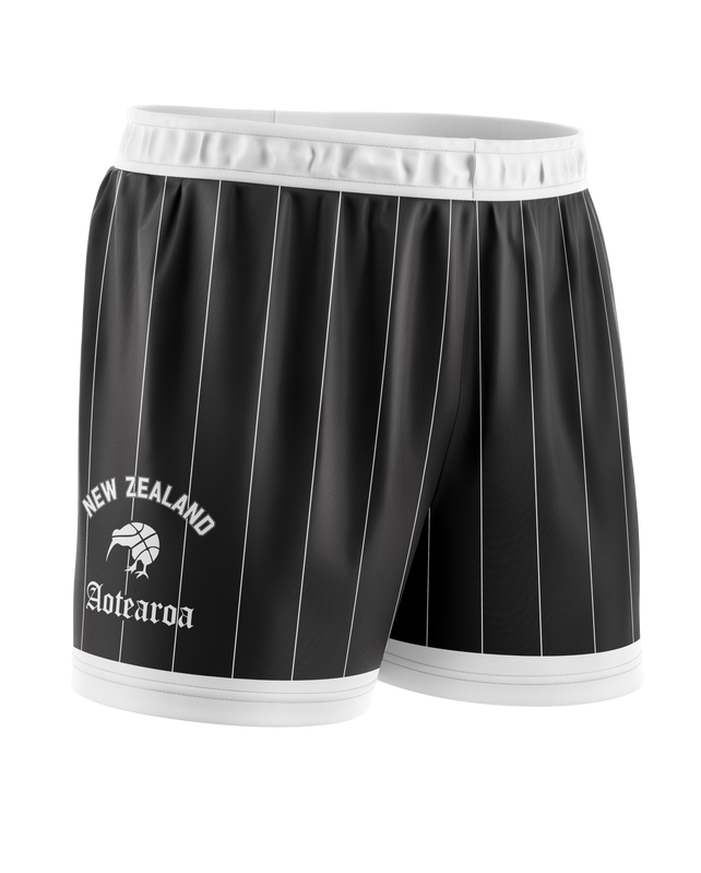 Triple Threat Kids Kiwi Basketball Short Black