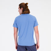New Balance R.W. Tech Tee with Dri-Release Heritage Blue