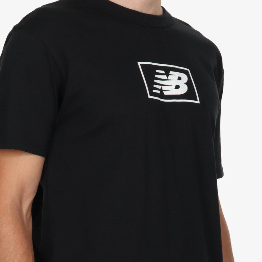 New Balance Essentials Logo T-Shirt Black