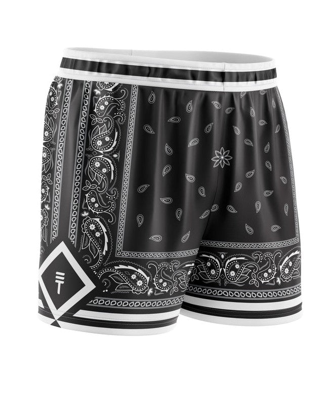 Triple Threat Kids Paisley Short Black