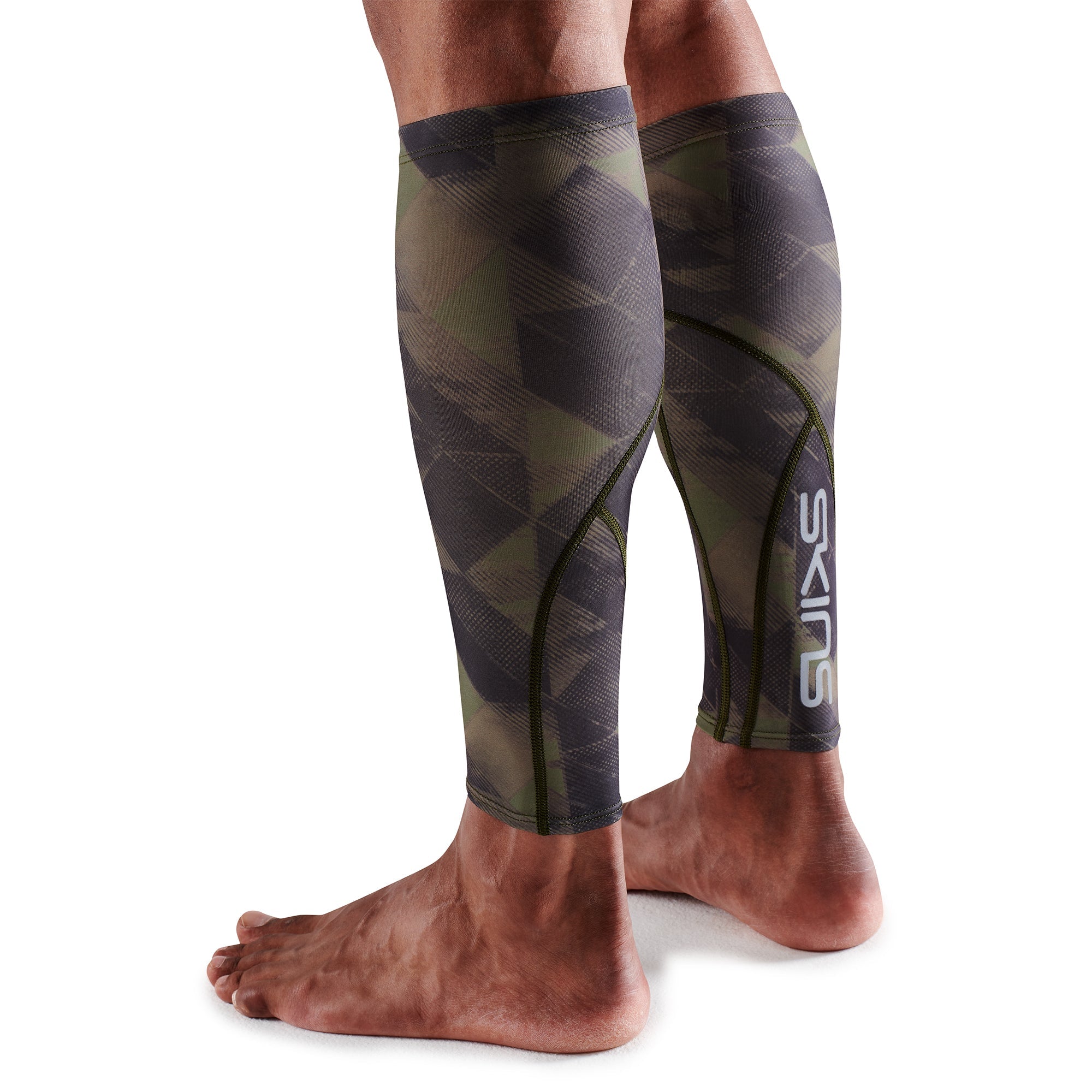 SKINS Series-3 Calf Tight MX Khaki Geo