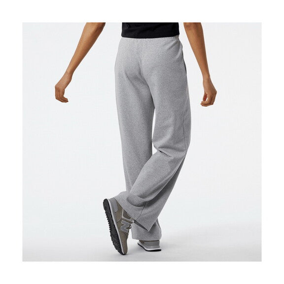 New Balance Women's Essentials French Terry Wide Leg Sweatpant Grey