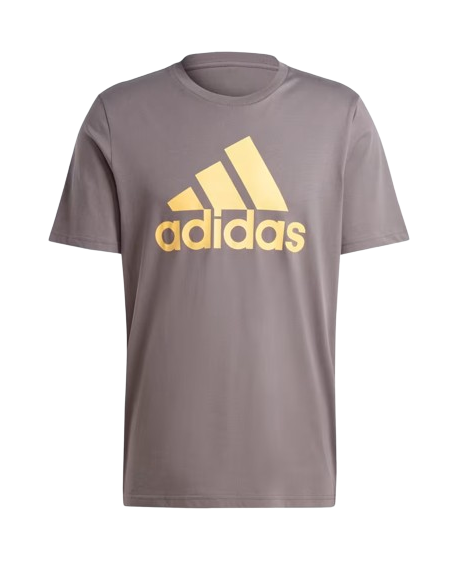Adidas Big Logo Single Jersey Tee Charcoal
