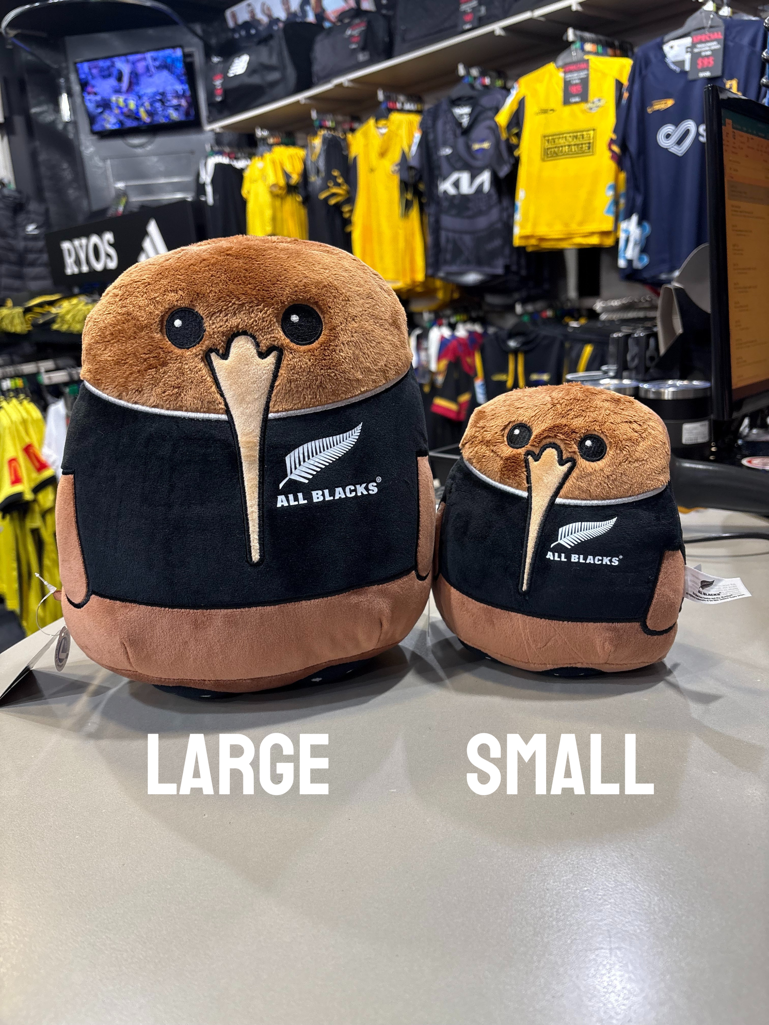 All Blacks Cushies Kiwi Toy Small