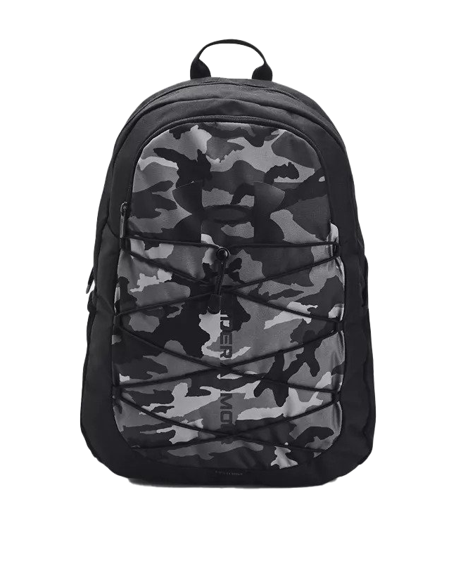 Under armour camo hustle backpack deals
