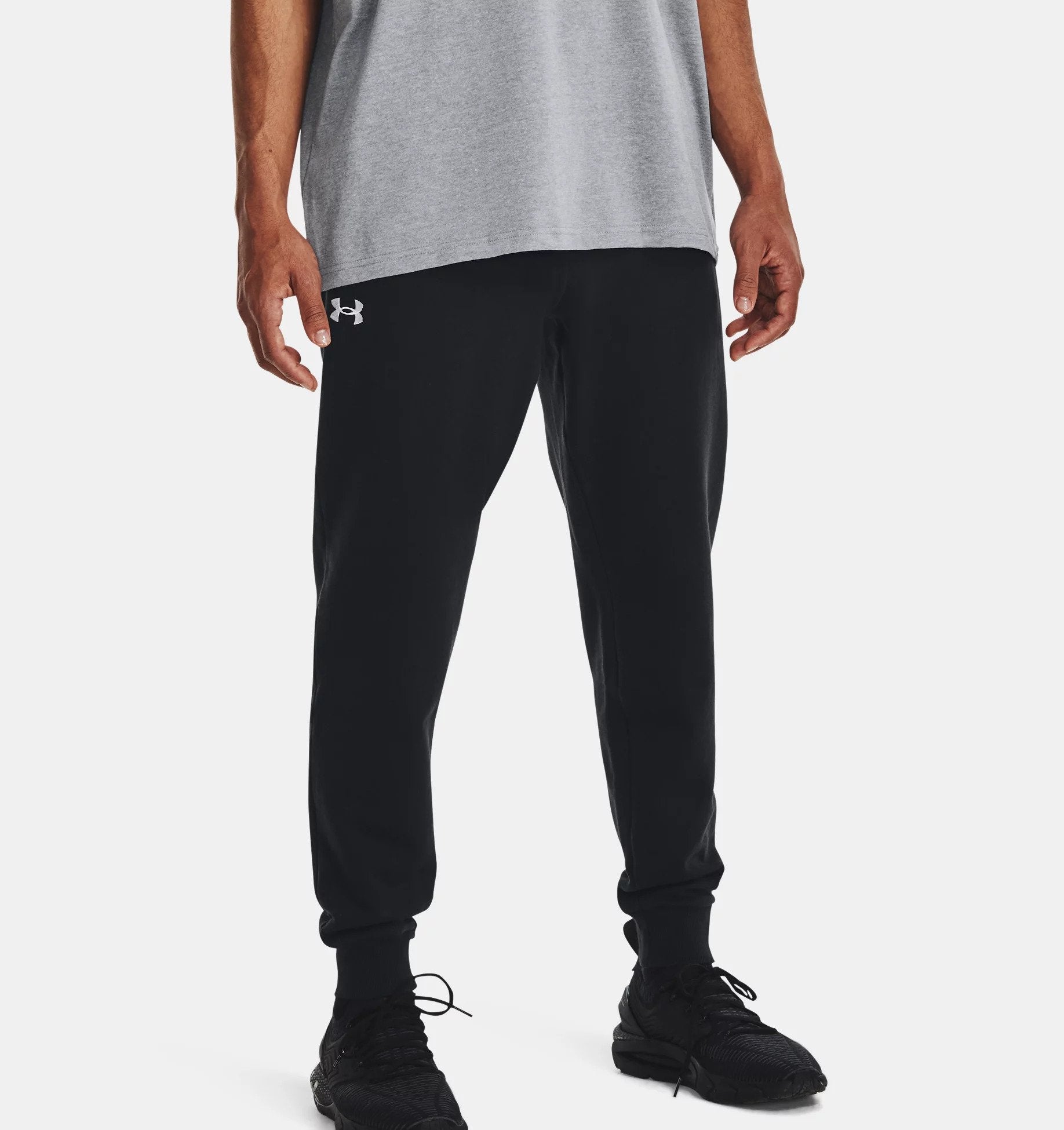 Under Armour Men's Rival Fleece Joggers Black