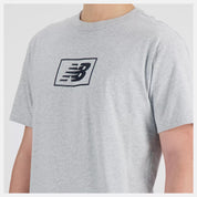 New Balance Essentials Logo T-Shirt Grey