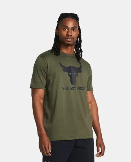 Under Armour Project Rock Payoff Graphic Tee Marine Green