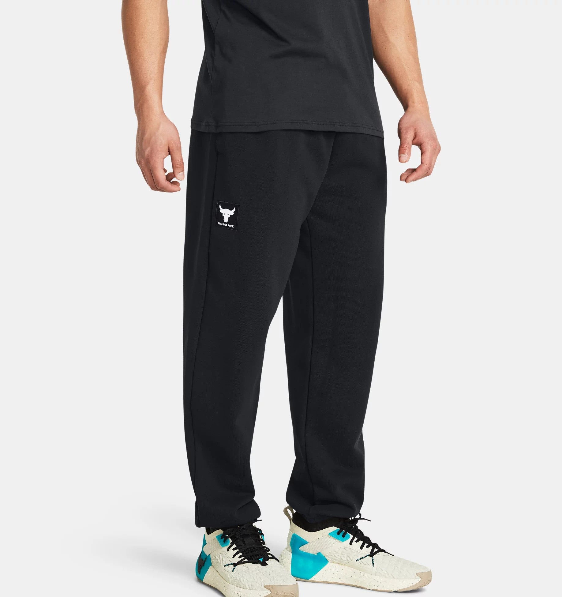 Under Armour Project Rock Heavyweight Terry Joggers Black