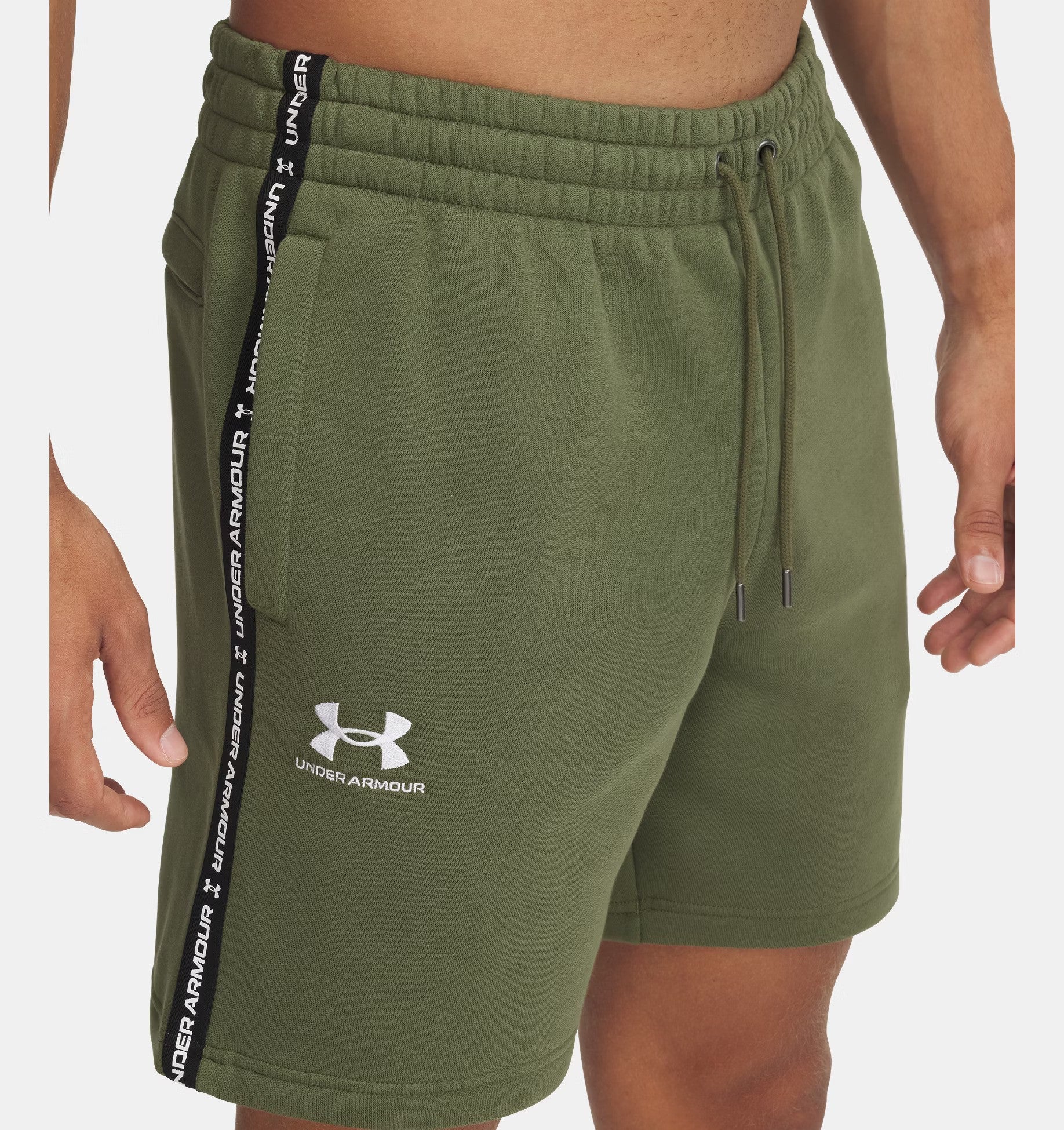 Under Armour Icon Tape Fleece Short Marine Green