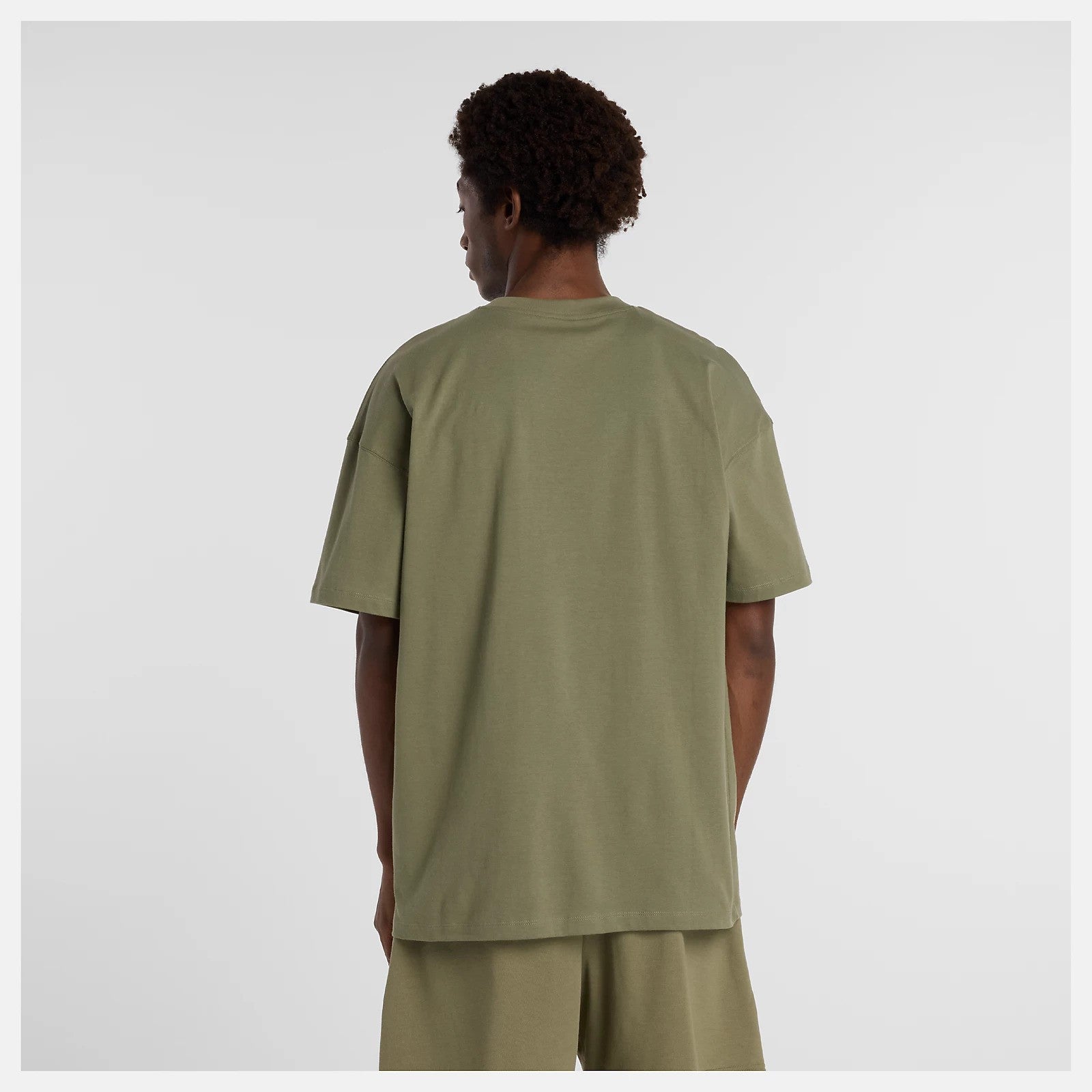 New Balance Linear Graphic T-Shirt Olive
