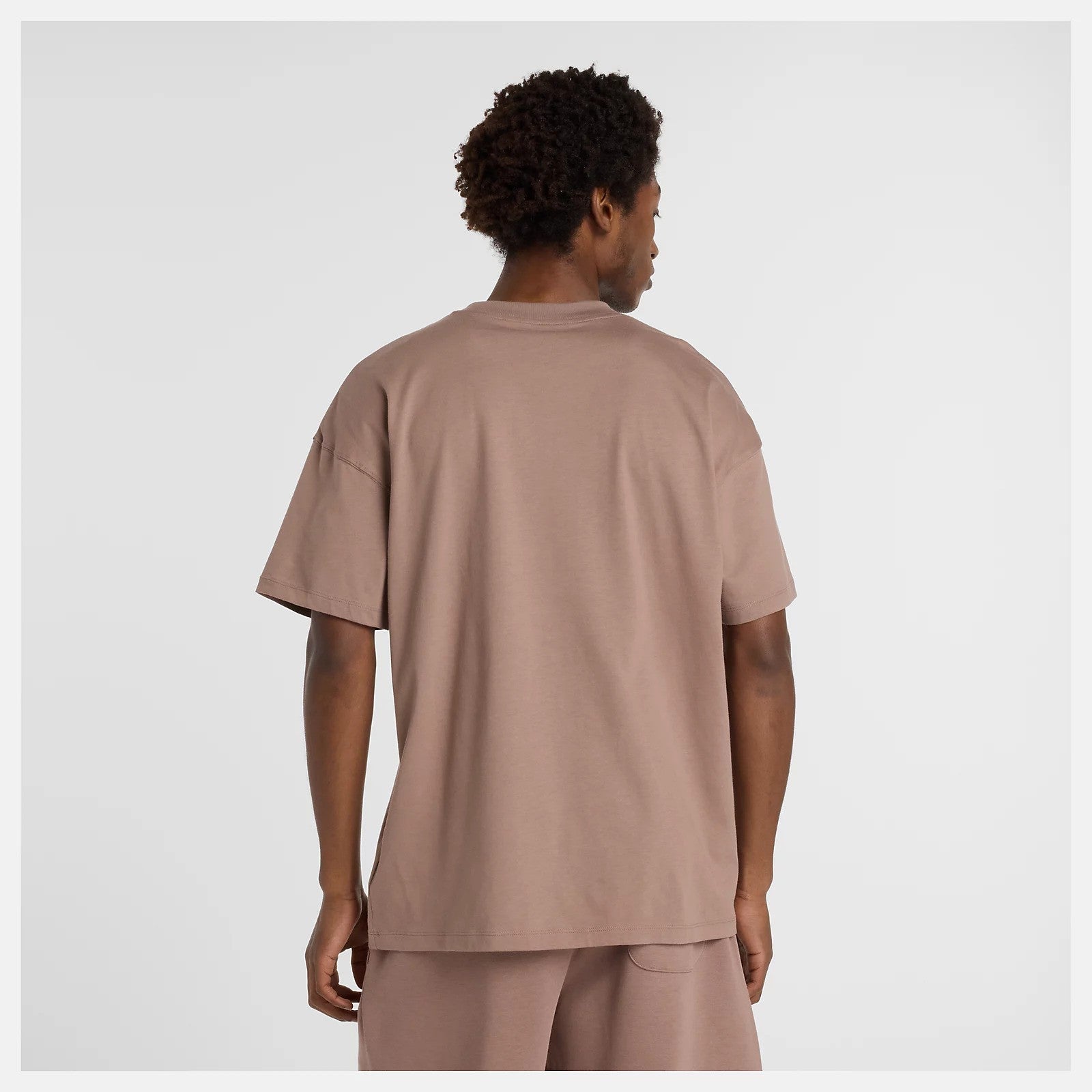 New Balance Linear Graphic T-Shirt Earth Shadow