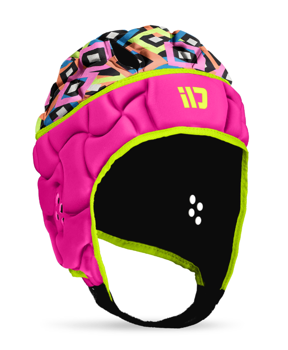 IDGear Club Rugby Headgear - Pink Allsorts