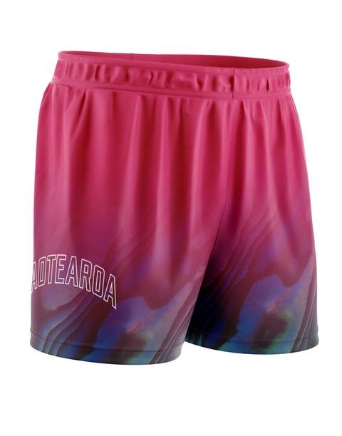 Triple Threat Kids Paua Short Pink
