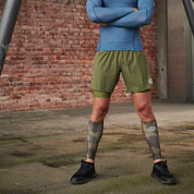 SKINS Series-3 Calf Tight MX Khaki Geo