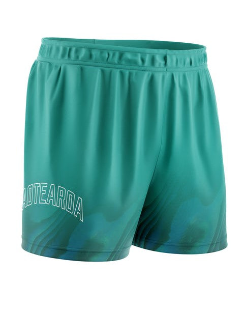 Triple Threat Kids Paua Short Teal