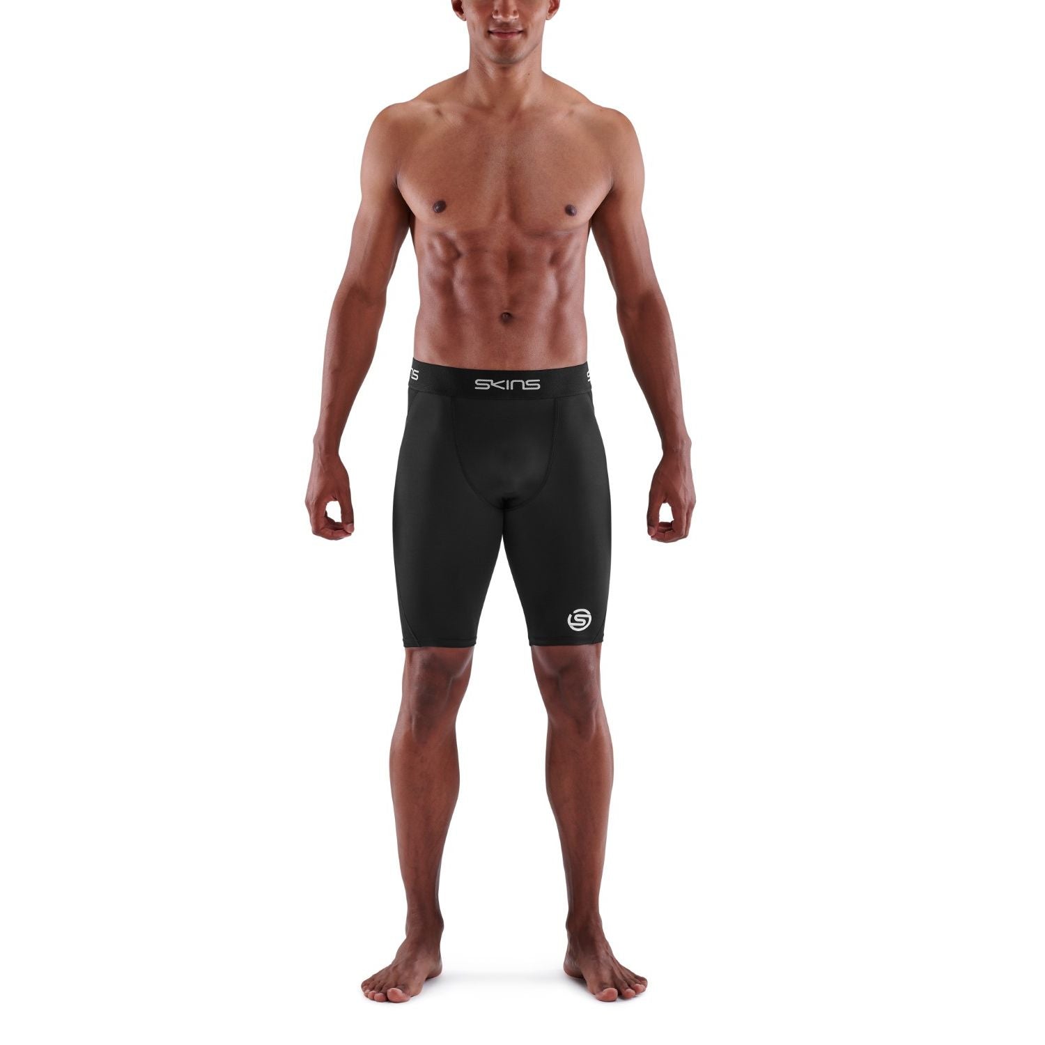 SKINS Men's Series-1 Half Tight Black