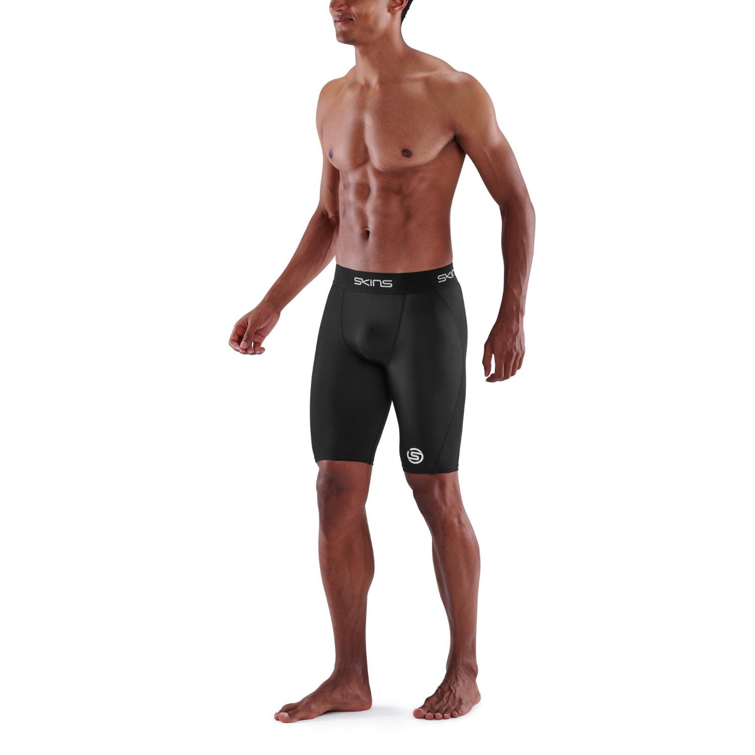SKINS Men's Series-1 Half Tight Black