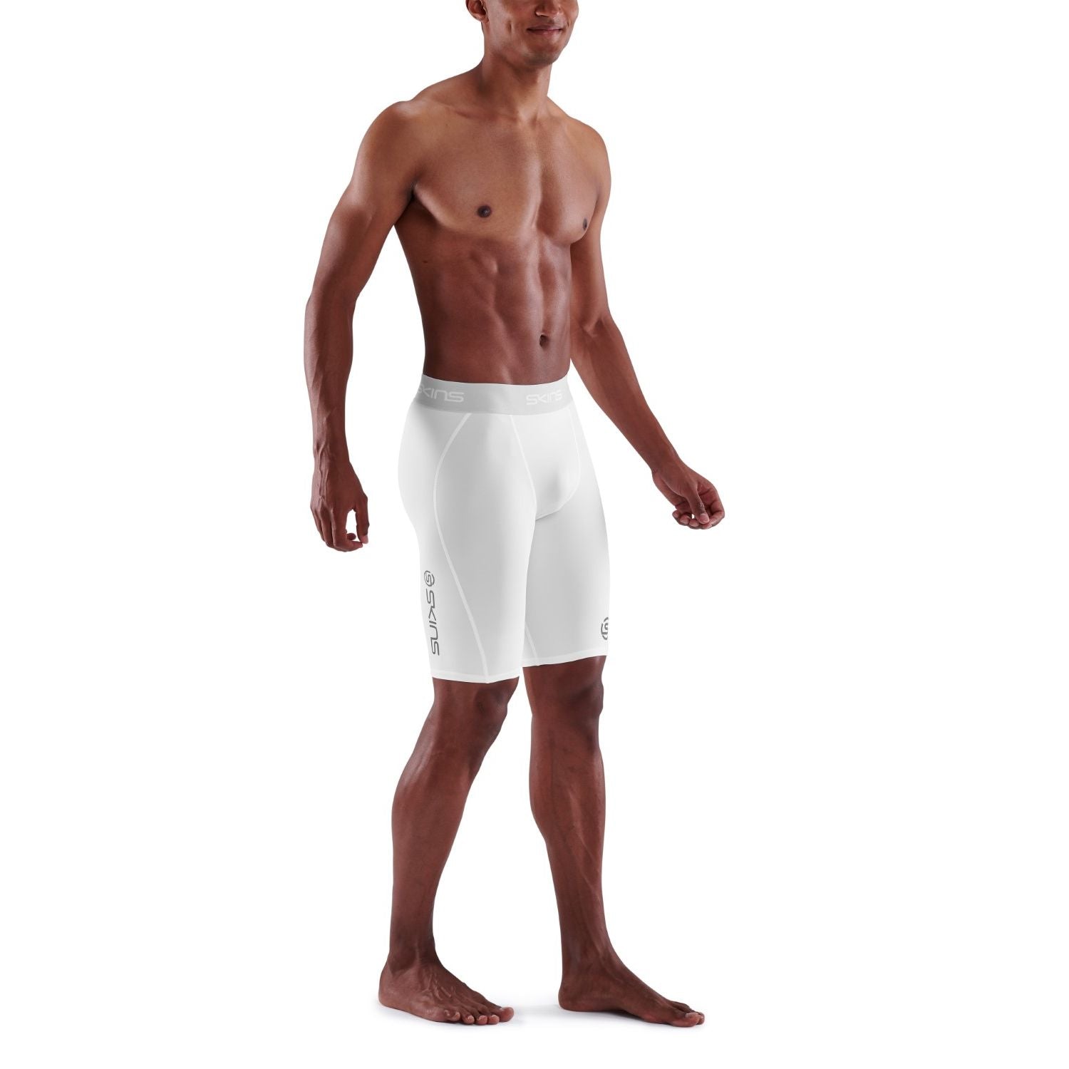 SKINS Men's Series-1 Half Tight White