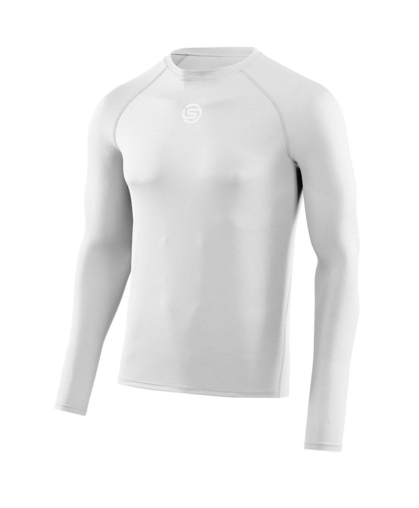 SKINS Men's Series-1 Long Sleeve Top White