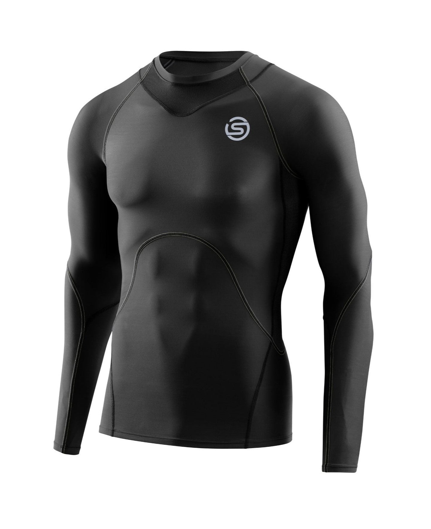 SKINS Men's Series-3 Long Sleeve Top Black