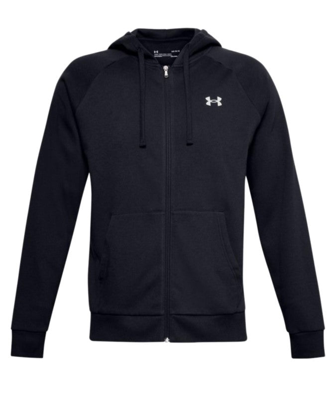 Under Armour Rival Cotton Full Zip Hoodie Black